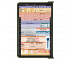 WhiteCoat Clipboard® - Army Green Anesthesia Edition